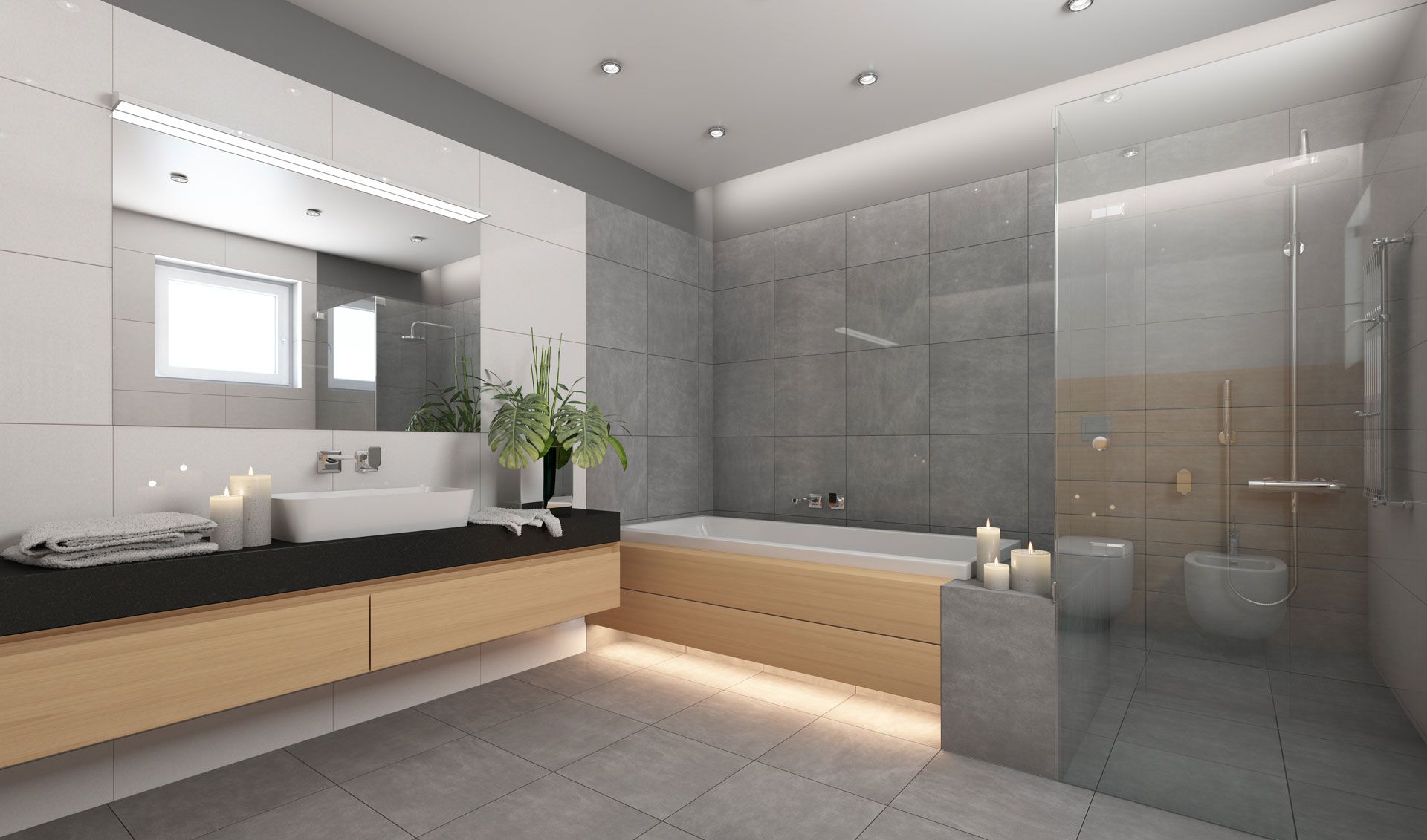 Badezimmer-mit-Fliesen
